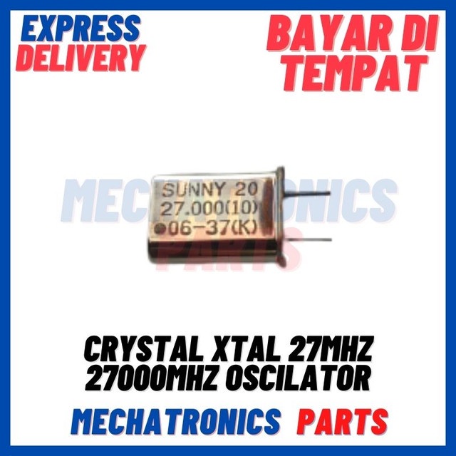 2PCS [PAS-9754] CRYSTAL XTAL 27MHZ 27000MHZ OSCILATOR