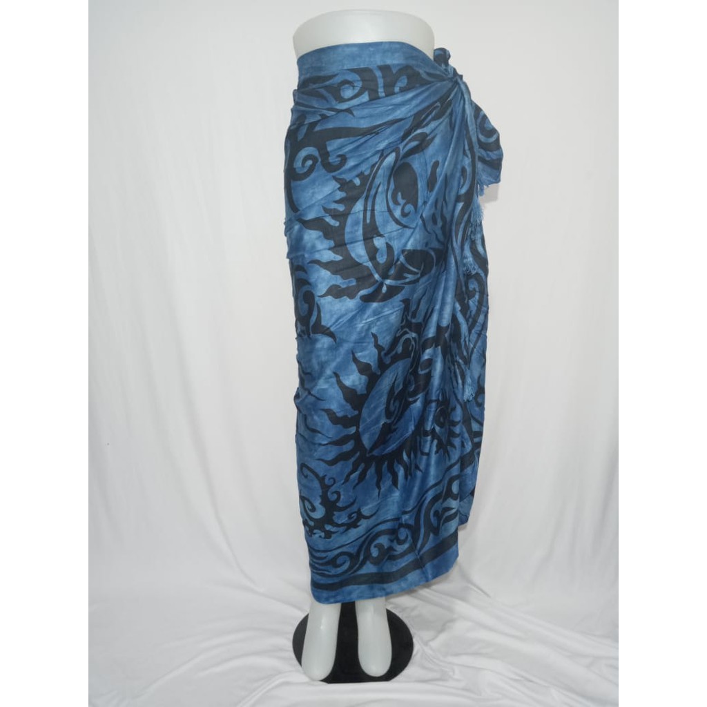 Kain Bali Pantai 165 cm x 120 cm Motif Tato Sembilanmode