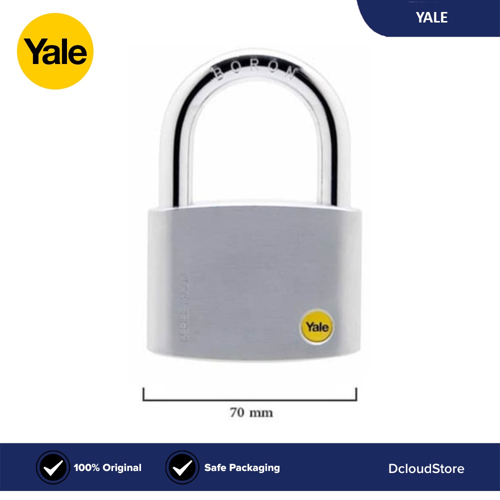 Gembok Boron Yale 70 mm Outdoor Gembok Pagar Pintu Gudang Gerbang 70mm