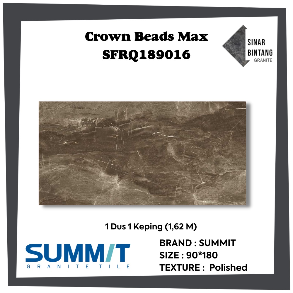 Granit 90 X 180 | Granit Lantai Crown Beads Max SFRQ189016 SUMMIT