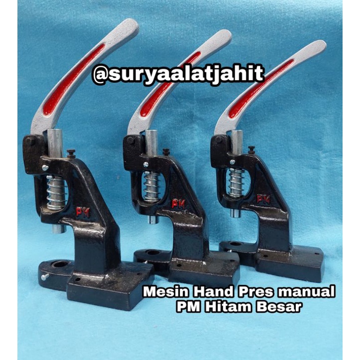 Mesin Handpres (Besar) manual PM Hitam =Rp.245.000/pcs