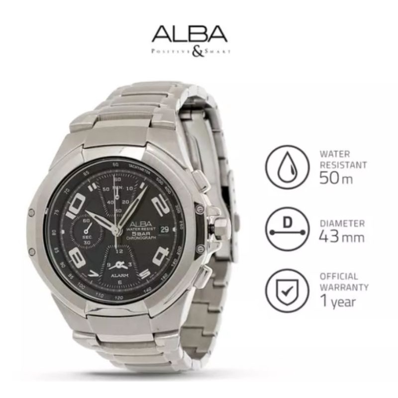 Alba AF3B99#AF3B99X1#AF3B99#jam tangan pria Alba af3b99#man watch Alba Af3b99X1#Alba AF3B99X1