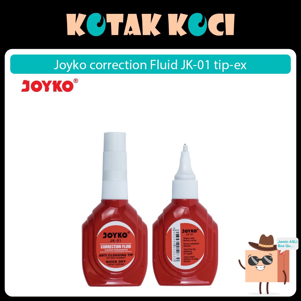 

Joyko correction Fluid / Cairan Koreksi / Penghapus Cair JK-01 tip-ex