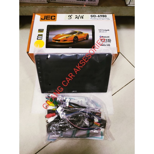 Headunit Head Unit Android 9 inch JEC GD-6980 Tv Mobil