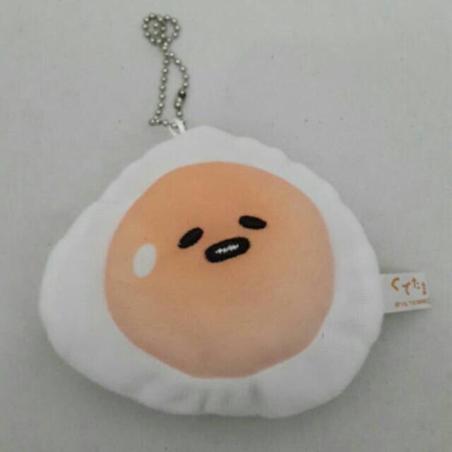 BAGCHARM -Gantungan Tas / Kunci Gudetama Telor Mata Sapi