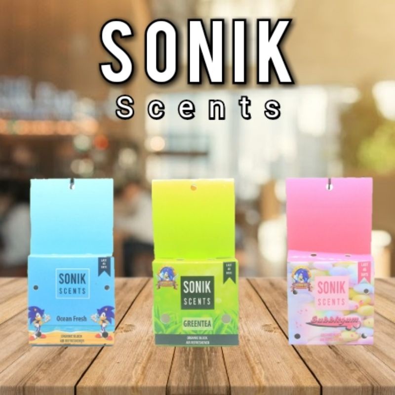 Parfum Mobil &amp; Ruangan Sonik Scents Organik Blok Paling Aman Harga Grosir