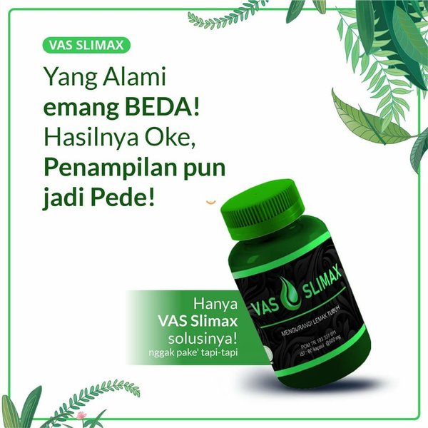 Kapsul Pelangsing Herbal Vas Slimax El Medinah 60 kapsul Asli 100% ORIGINAL