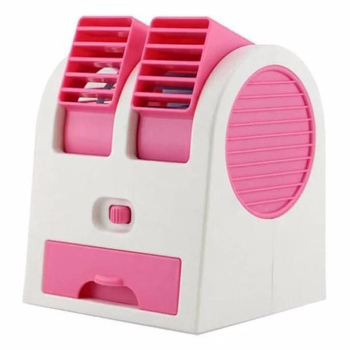 Ac Mini Portable Duduk Twin Double Fan Parfum
