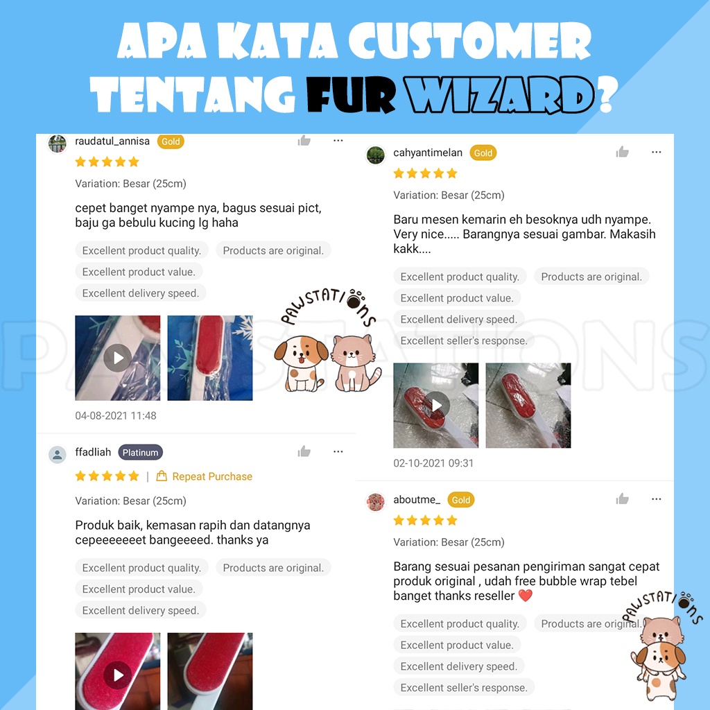 Fur wizard Sikat Pembersih Bulu Kucing Roll Pembersih Bulu Kucing Alat Pembersih Bulu Kucing Furwizard