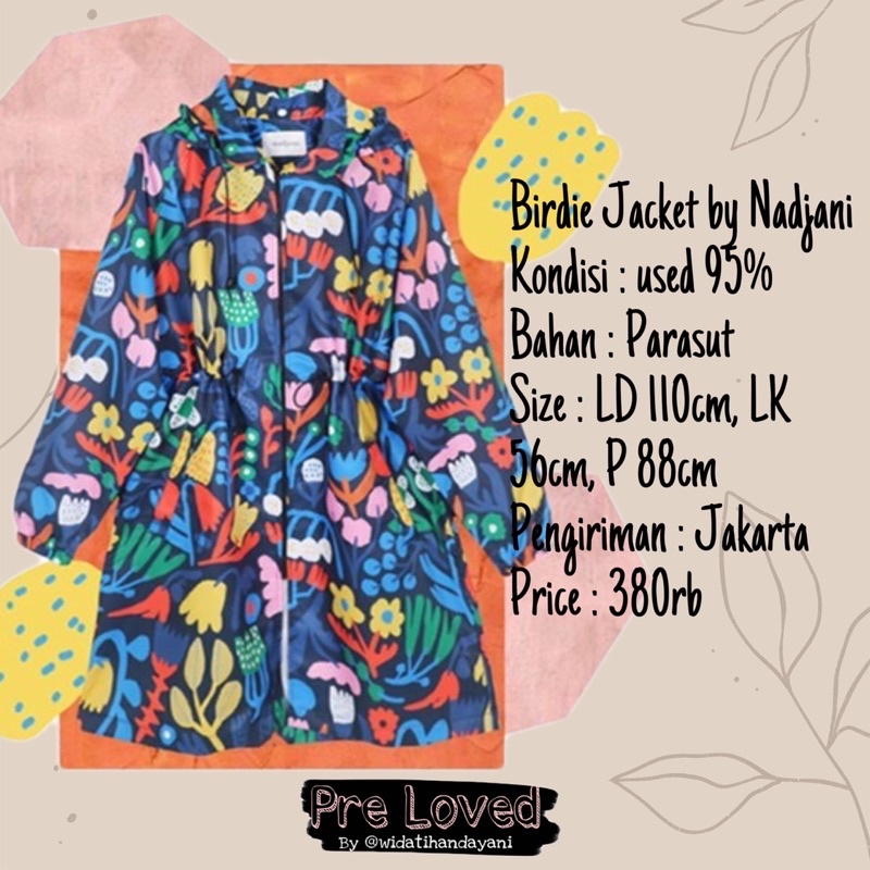 Birdie Navy Jacket By Nadjani