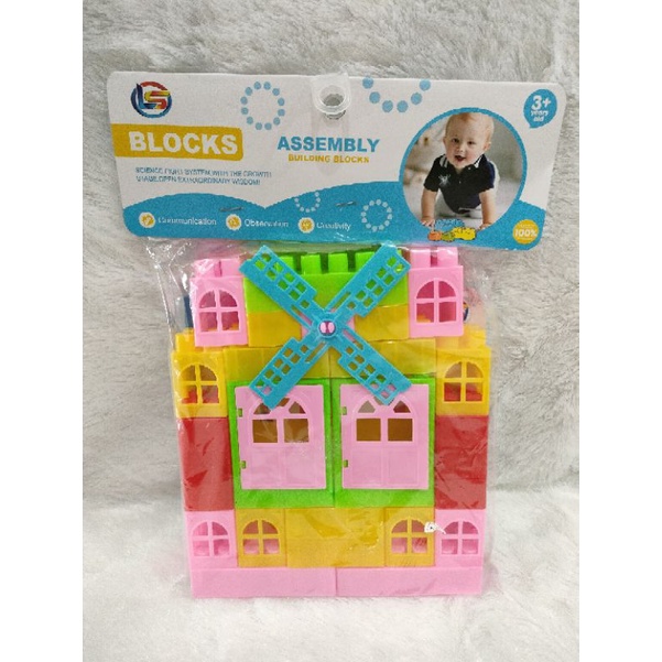 Mainan Balok Susun Mainan edukasi mainan balok Lego murah LB10