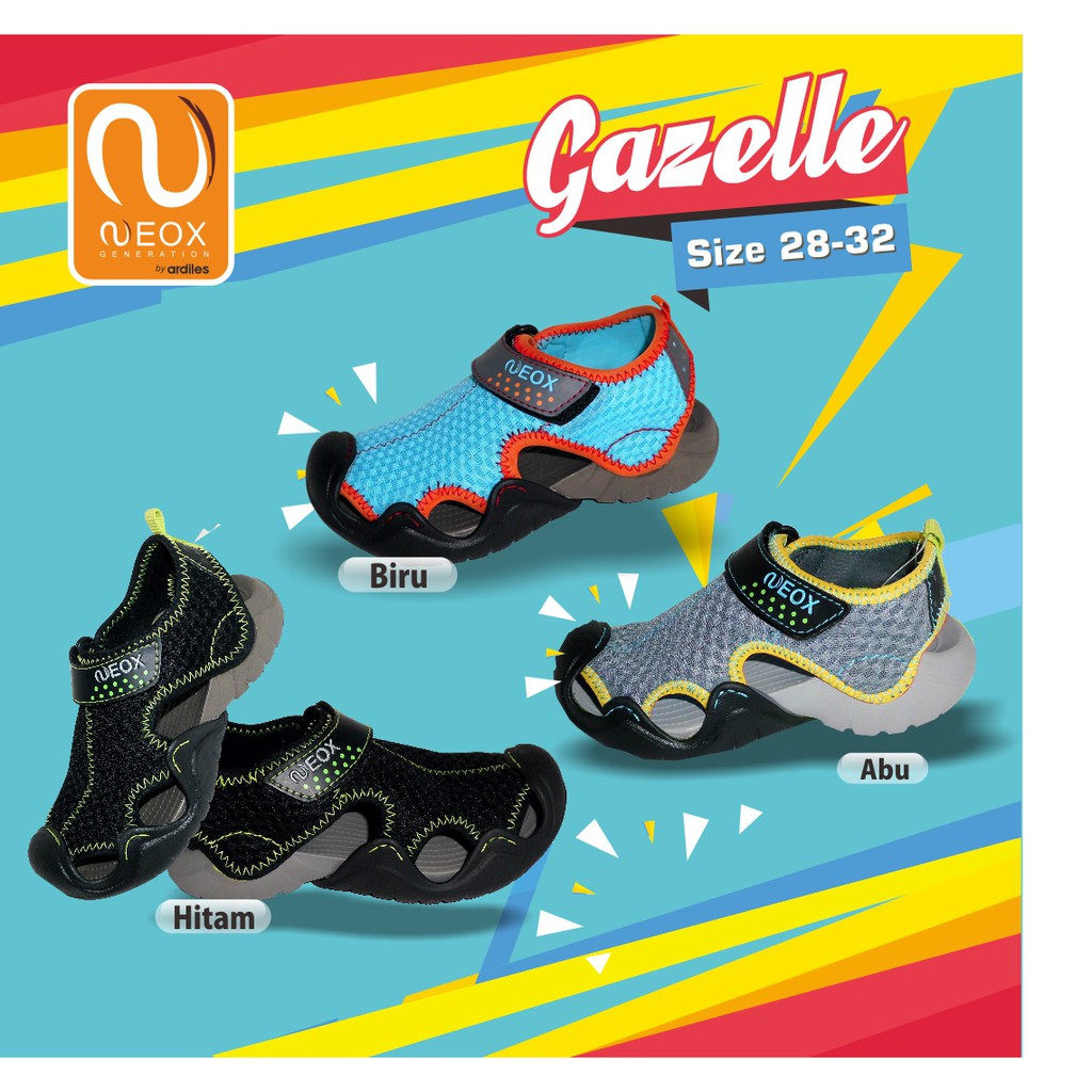 sandal gunung anak Neox by ardiles model Gazelle keren banget