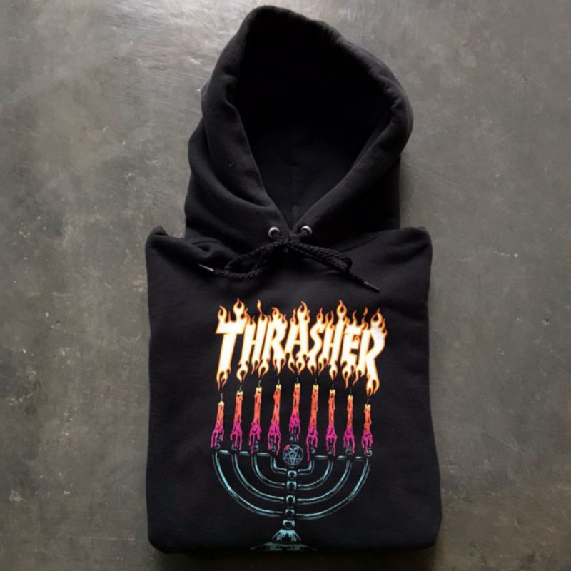 Hoodie thrasher menorah