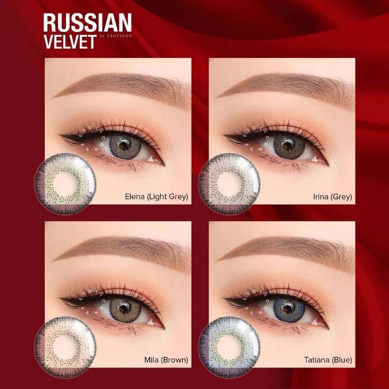 Softlens Russian Velvet grey brown blue