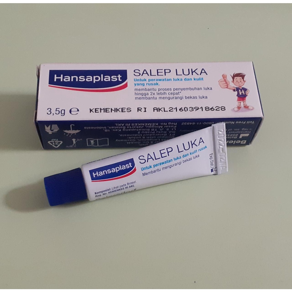 HANSAPLAST Salep Luka 20 / 3.5 gr - WOUND CARE OINMENT - Salep Penutup Luka &amp; Perawatan Luka Pada Kulit ens