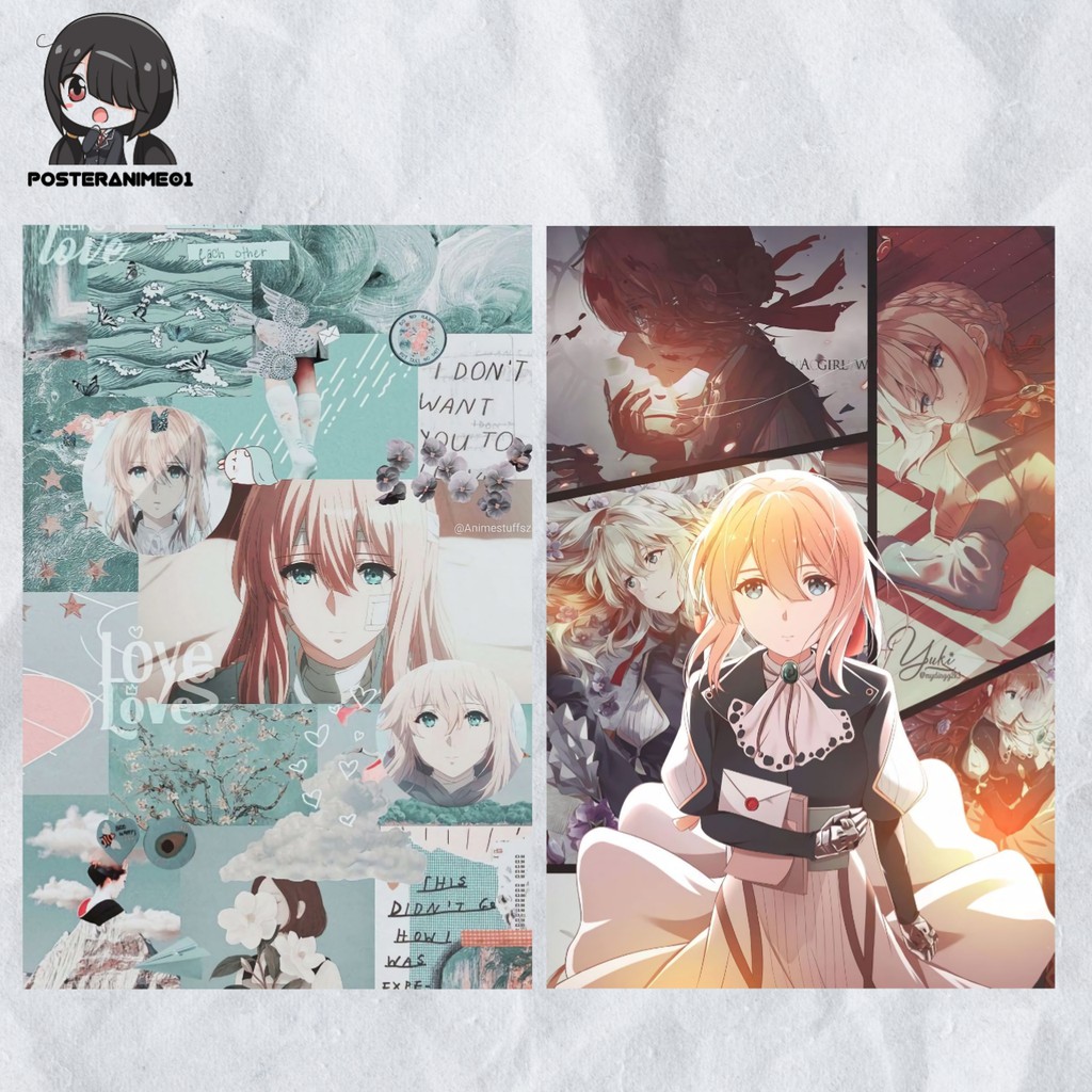 Poster Anime Aesthetic Violet Evergarden | Poster Aesthetic Violet Evergarden