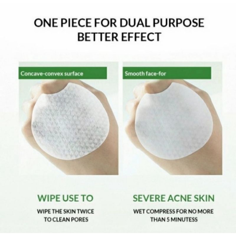 Salicylic Acid Oil Control Anti Acne Cotton Mask Cleansing Pads 55pcs | Masker Kapas Anti Acne Menghilangkan Jerawat Deep Cleansing