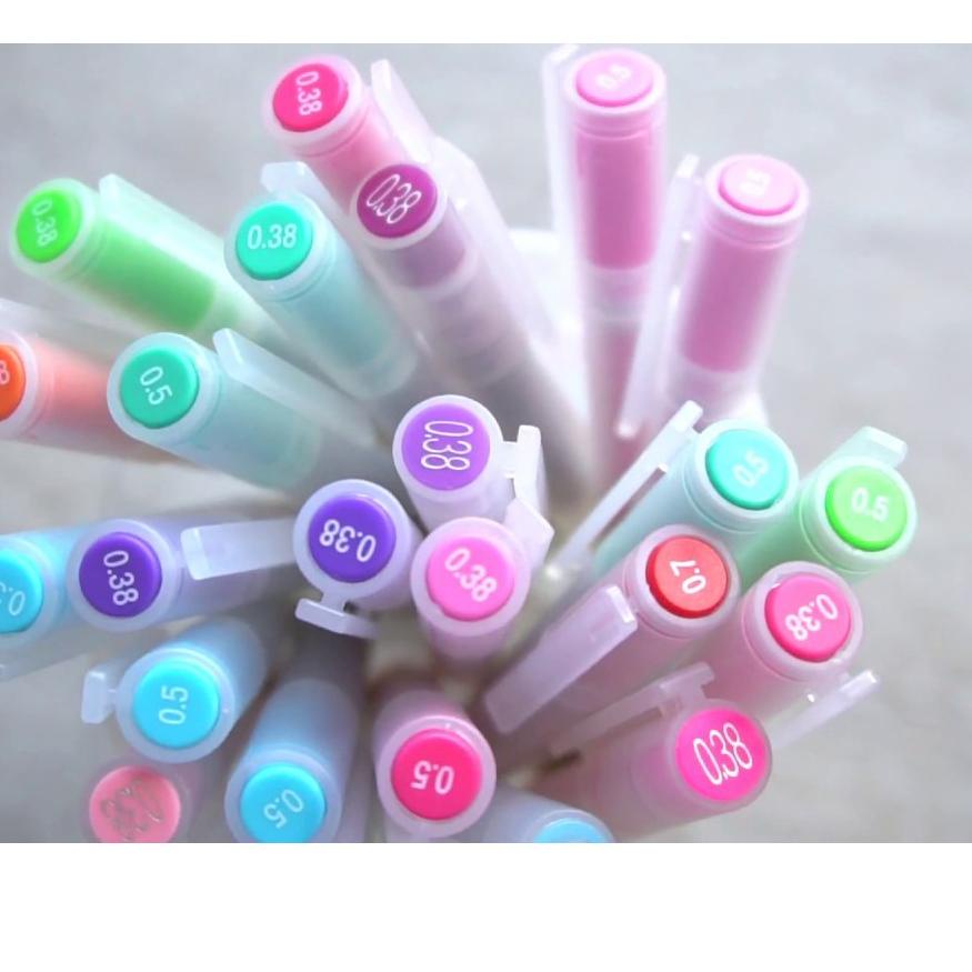 

[KODE PRODUK KJCTW8834] Muji Gel Ink Pen 0.5mm warna - satuan