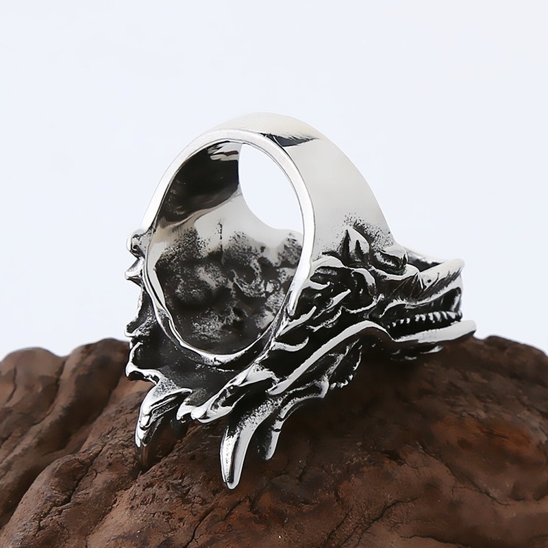 Vintage Men's Fashion Stainless Steel Faucet Ring Jewelry Size 8-11