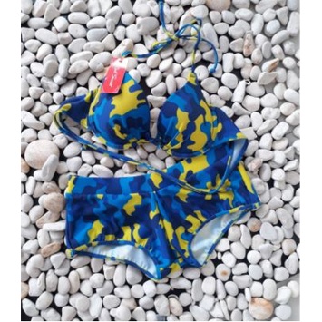Pakaian Renang Wanita 23 - Bikini Pantai Motif Army