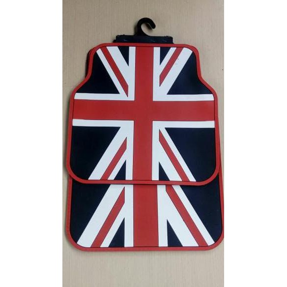 [BAYAR DI TEMPAT] Karpet Mobil Racing Motif Bendera Inggris {KOMPLIT Kode 792