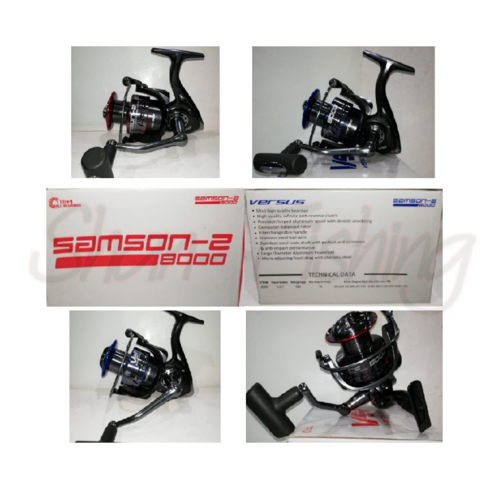 Reel Spinning Versus Samson 2 8000 - Biru