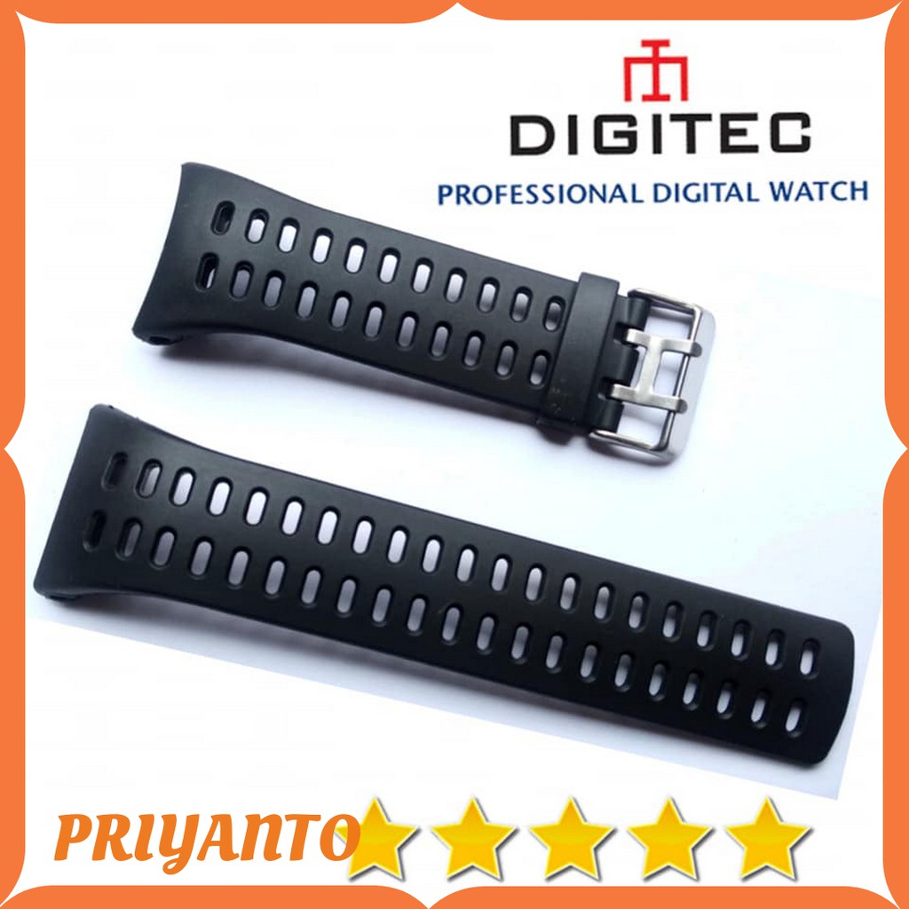 Strap Tali jam Tangan Rubber Digitec 3032 DIGITEC 3032 Original Oem