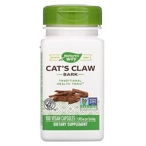 Natures Way Cats Claw Bark 485 mg 100 VegCaps ORI USA