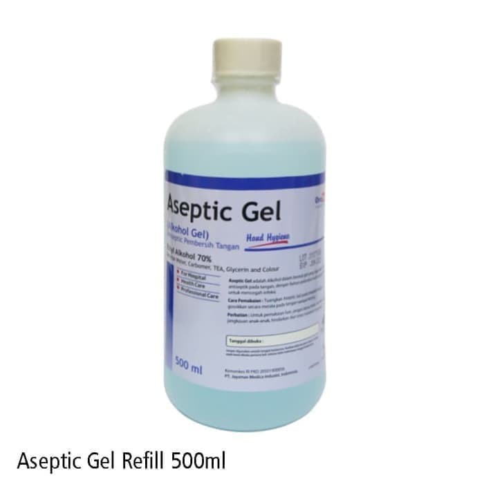 Onemed Aseptic Gel 500 ML Refill One Med aseptik sanitizer
