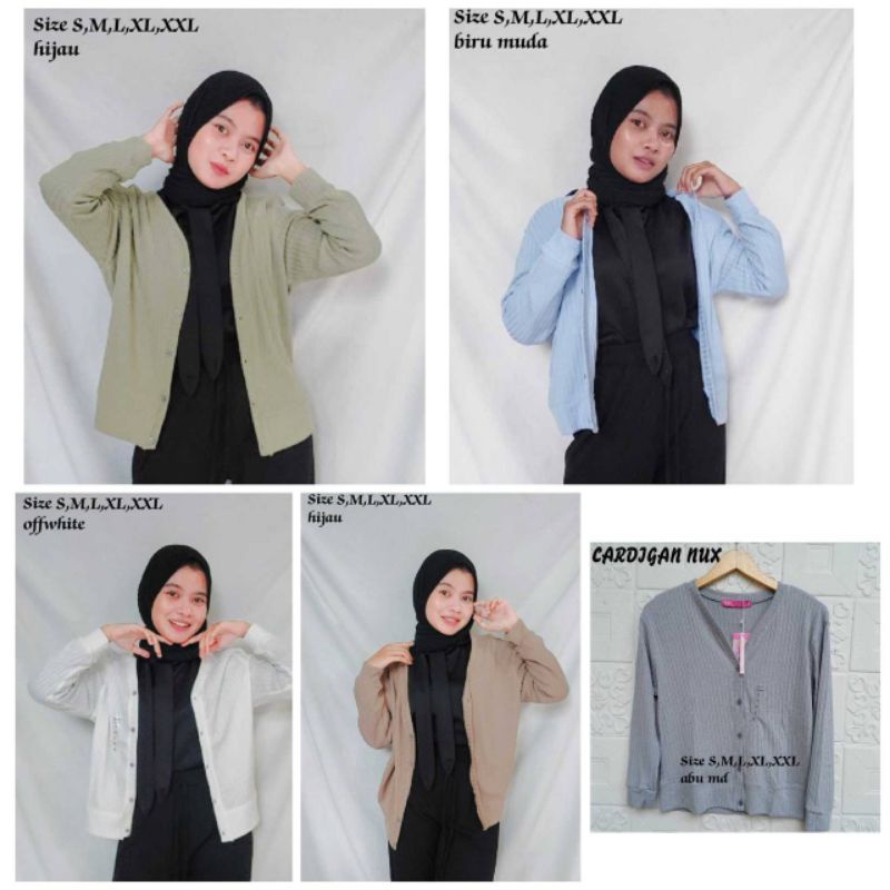 Cardigan NUX Dewasa