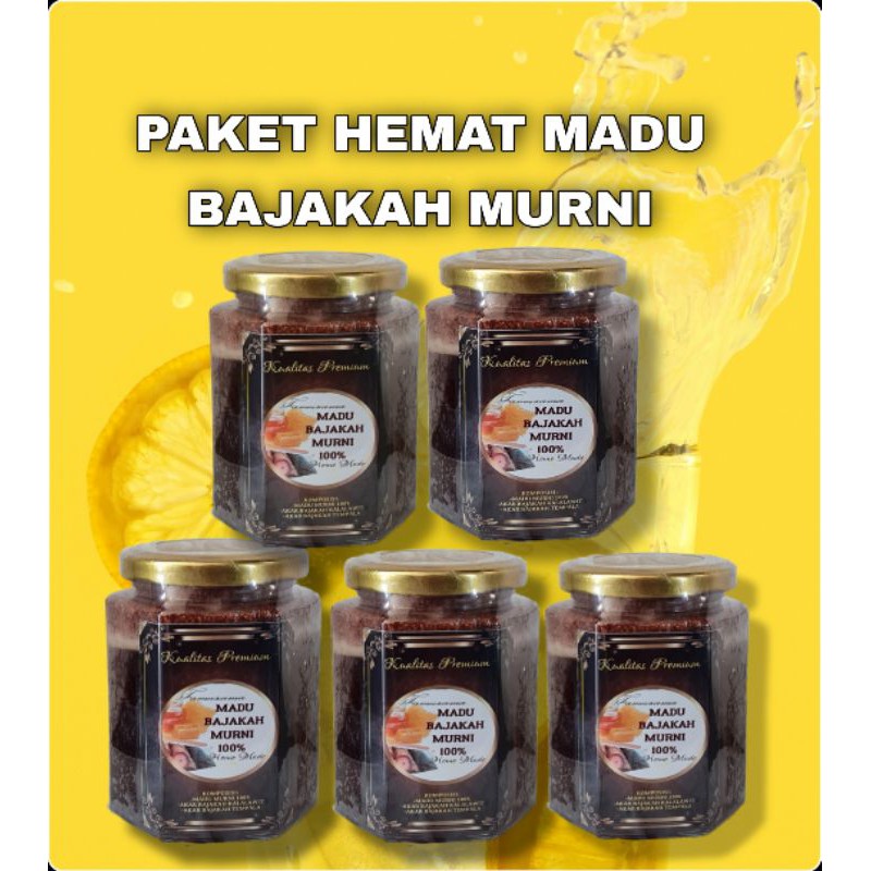 

PAKET HEMAT MADU BAJAKAH MURNI 5 BOTOL