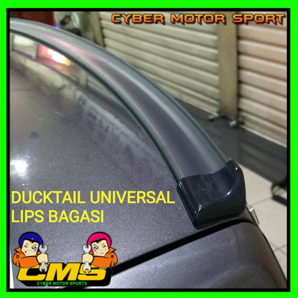 Ori lips bagasi mobil universal. ducktail karet universal. lips bagasi