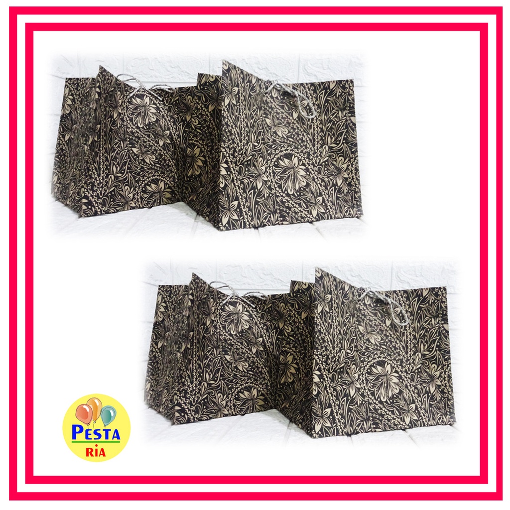 

Murah!! (1Pcs) Paperbag motif Batik R7, paperbag souvenir motif Batik, tas souvenir