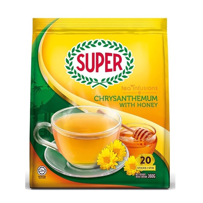 

NEW Super Tea Infusion Chrysantenum Tea With Honey Instant / Teh Bunga Krisan Madu Instan