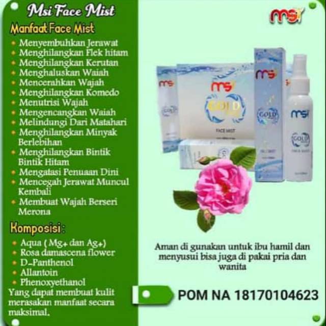Facemist MSI 100% ORIGINAL // MEMBER RESMI MSI