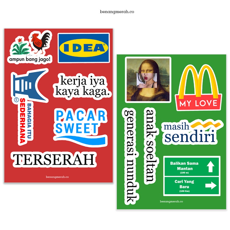 

Sticker Pack by benangmerah.co