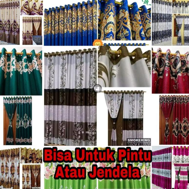 TIRAI GORDEN HORDENG PINTU JENDELA KAMAR RUANG TAMU 2022  SMOKRING 12 RING KORDEN SMOKERING MOTIF BU