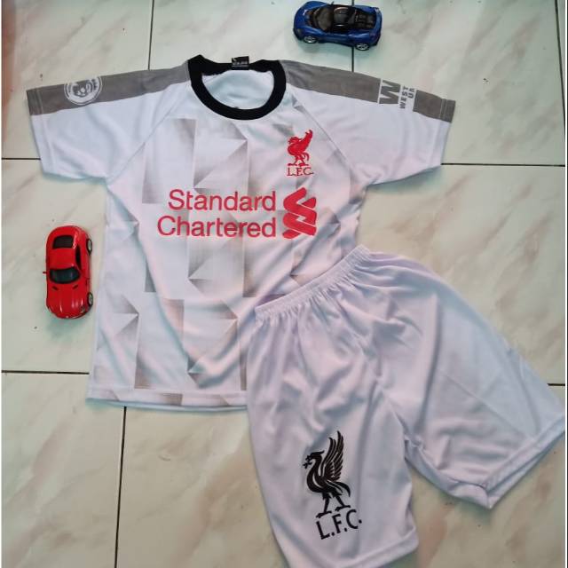 Setelan anak baju bola kaos jersey liverpool away terbaru 2018