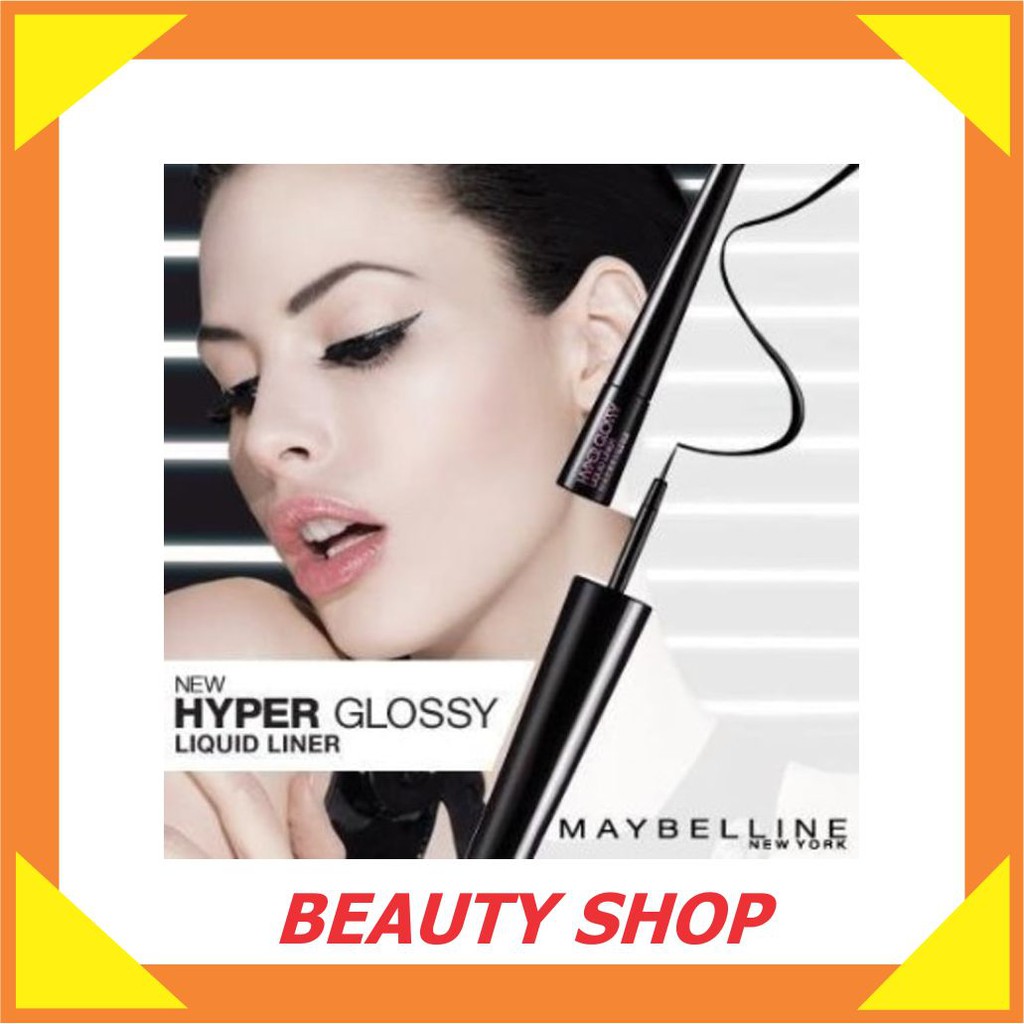 A270 ORIGINAL Maybelline Hyper Glossy Liquid Eye Liner Cari Eyeliner 1M