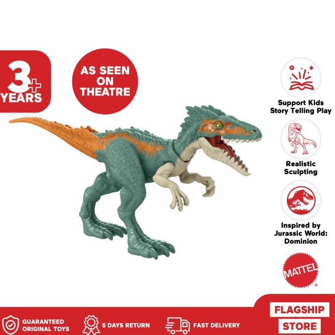 Jurassic World Ferocious Pack Moros Intrepidus - Mainan Action Figure