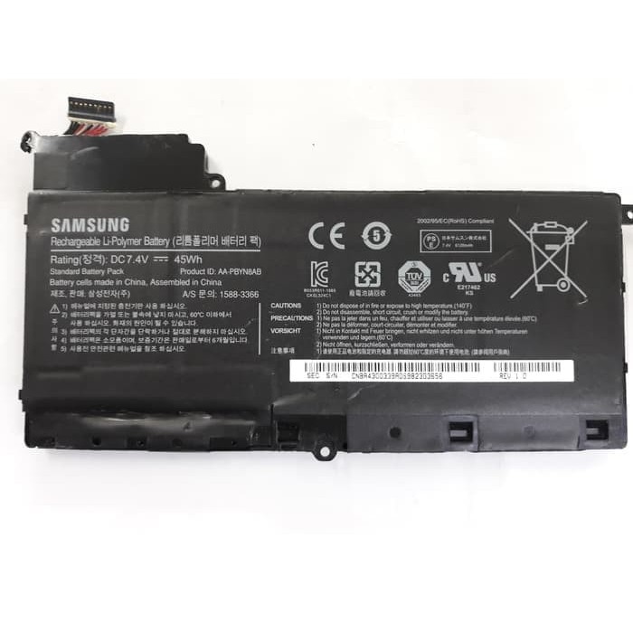 BATERAI SAMSUNG NP530U3 NP530U3C NP530U3B AA-PBYN4AB ORIGINAL