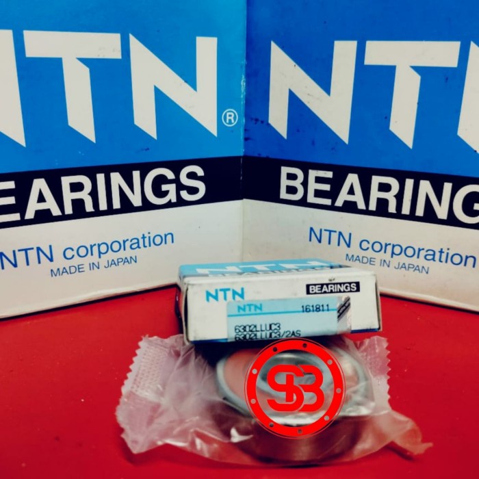 Bearing 6302 2RS NTN / LLU / 6302 2RS C3 NTN JAPAN ORIGINAL