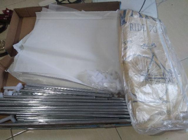 Melin Store Pekanbaru Lemari Baju Portable / Lemari Pakaian Bongkar Pasang / Lemari Kain