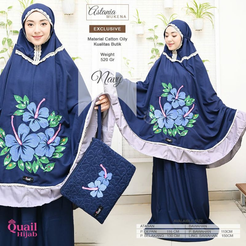 Mukena Dewasa Astania Original Quail