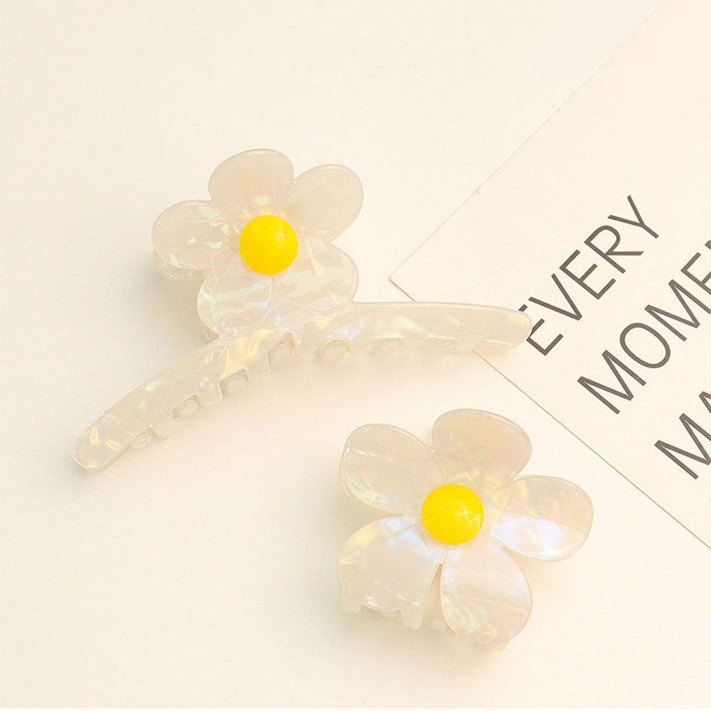 NICKOLAS1 Flower Hair Claw Jepit Rambut Fashion Wanita Asam Asetat Hiasan Kepala Gadis Gaya Korea Hair Clip