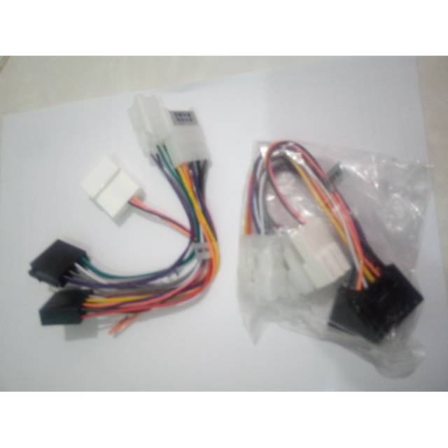 Soket harness plug and play strum dan speaker audio untuk semua head unit mobil TOYOTA DAIHATSU