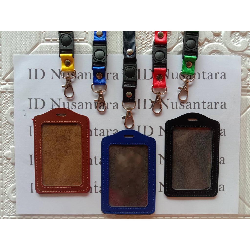 

Paket Tali 1.5cm Stofer + Casing ID Card Kulit Diri/Potrait