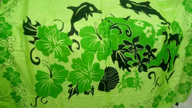 SALE MURAH Kain Pantai Bali Motif Baru Ikan Bunga