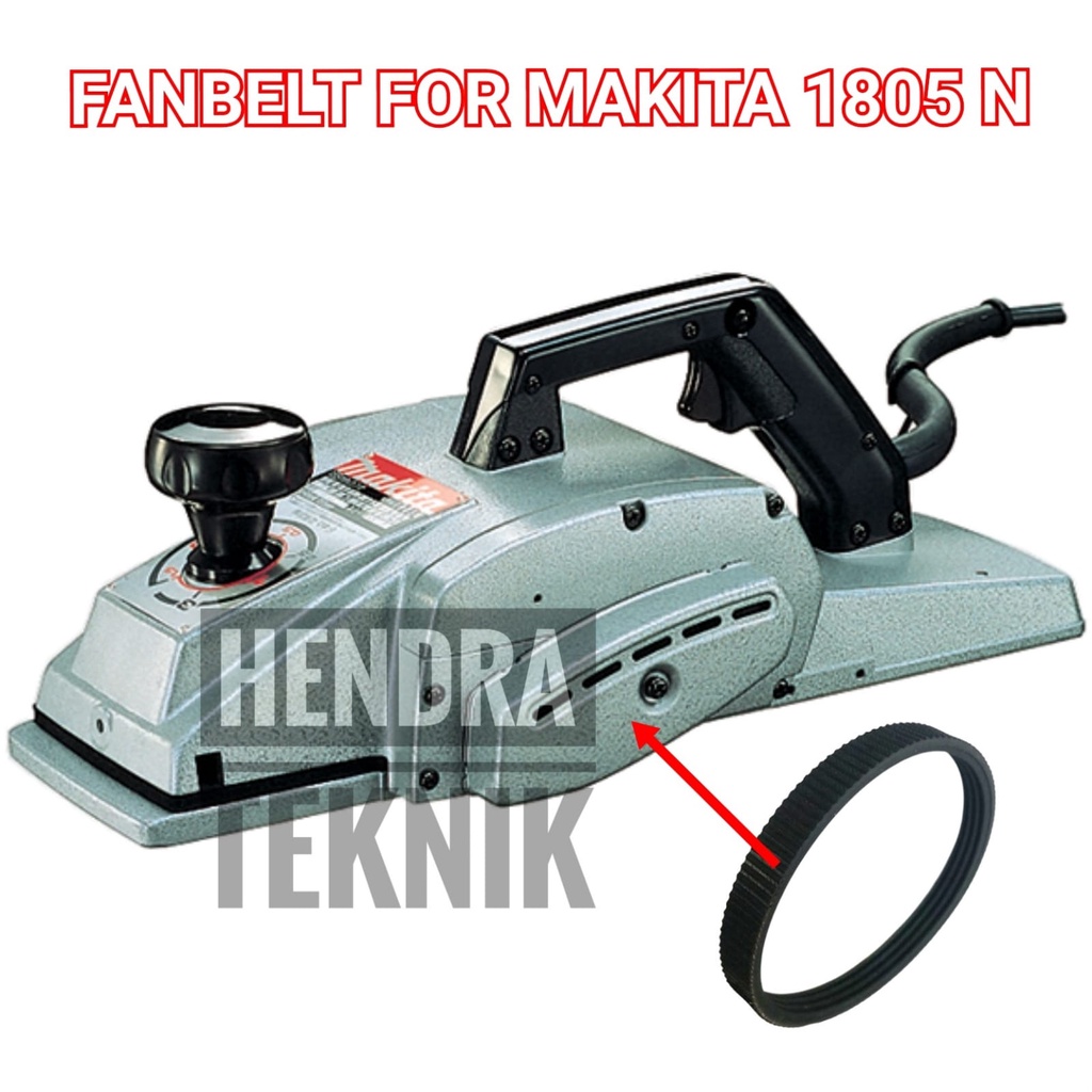 TALI KIPAS MAKITA MESIN PASAH 1805 N FANBELT PLANER 1805N FAN BELT KARET SABUK PASRAH FANBEL KETAM B
