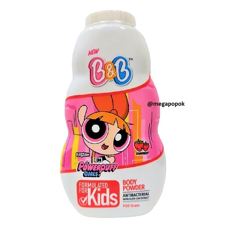 B&amp;B Kids Body Powder 150gr/megapopok